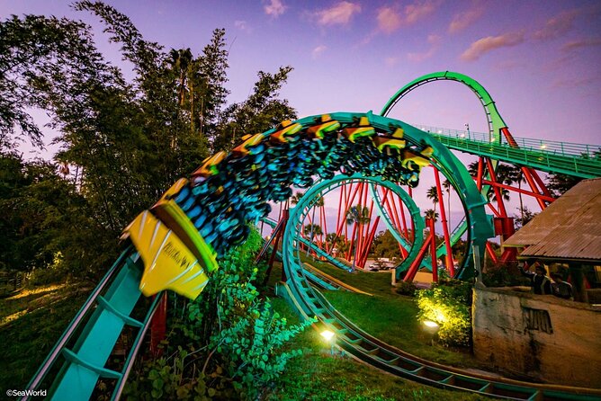 Busch Gardens Rides Photo